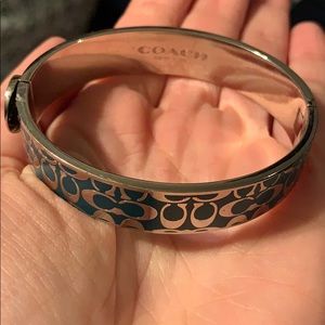 Coach turquoise bangle